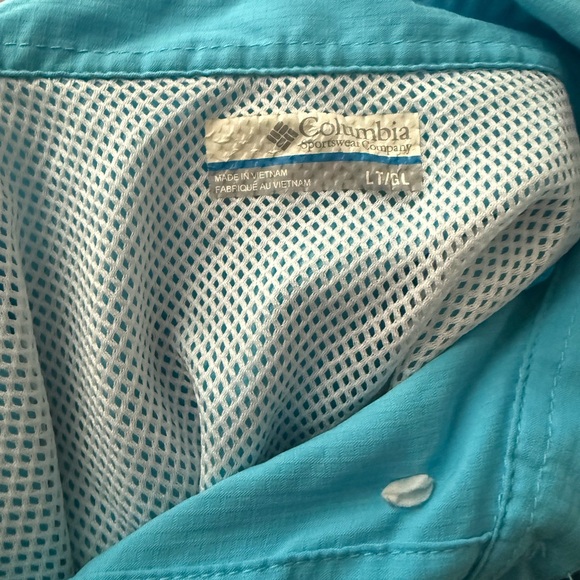 Columbia Men's Bright Blue Lightweight Shirt Jacket - Picture 2 of 5